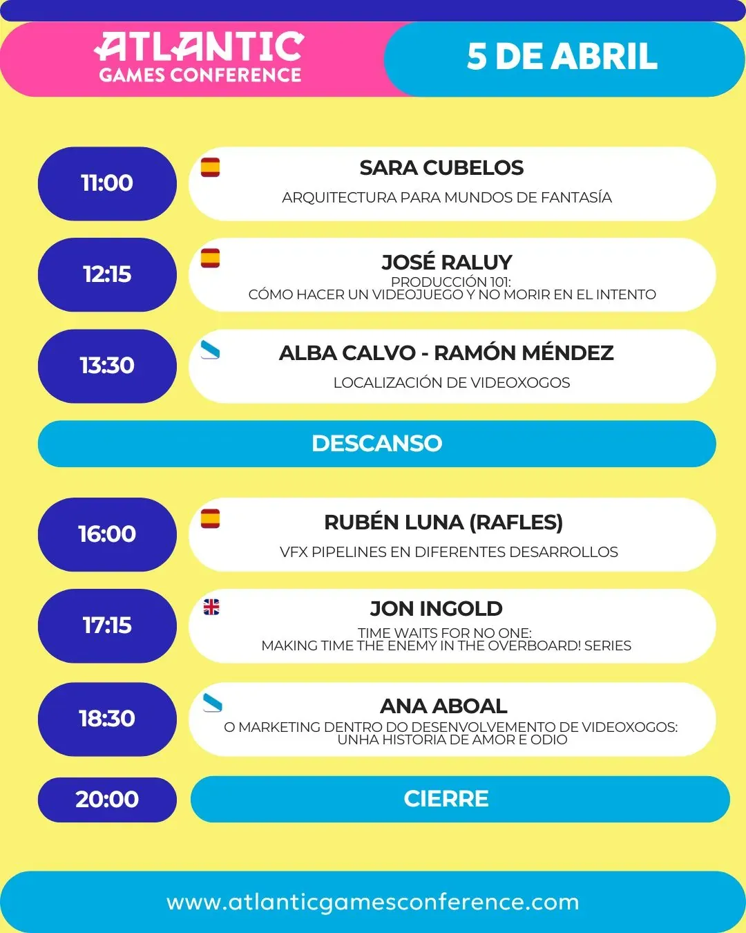 Horario Sábado